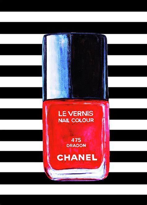 chanel nail polish top coat|Chanel nail polish art print.